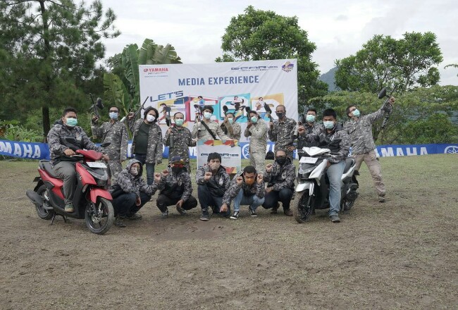 Riding Perdana, Yamaha GEAR 125 Uji Ketangguhan bersama Awak Media